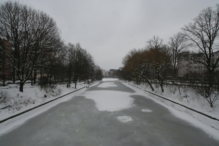 Landwehrkanal in Berlin - Januar 2010