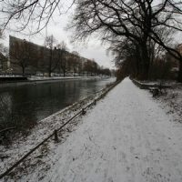Schnee in Berlin-Kreuzberg