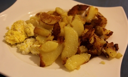 Bratkartoffeln mit Rührei