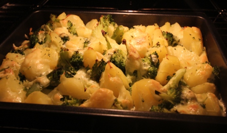 Kartoffel-Broccoli-Auflauf