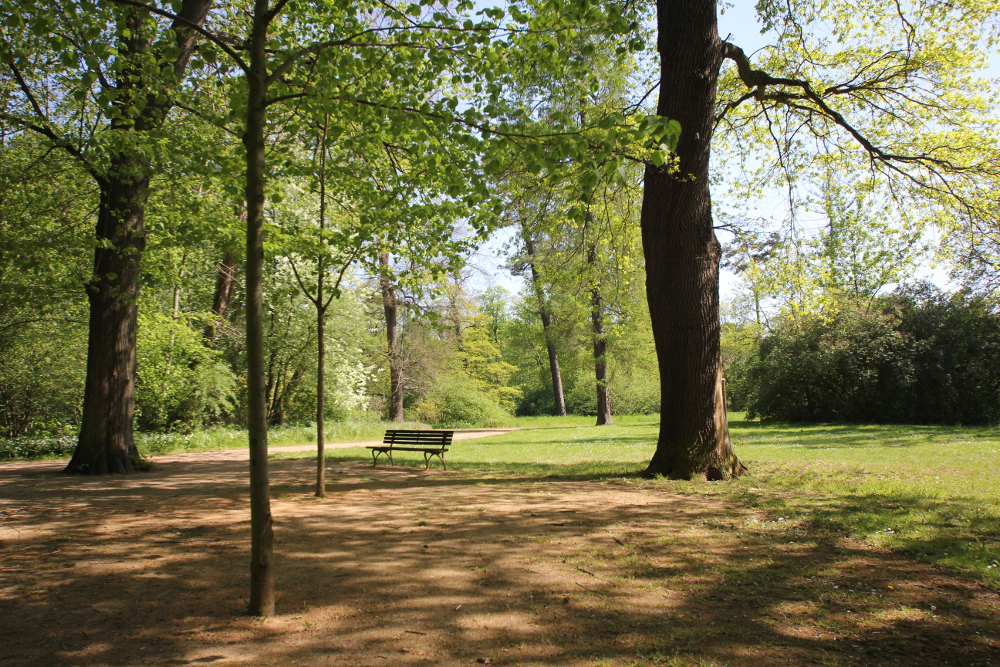 Ein Park in Quedlinburg