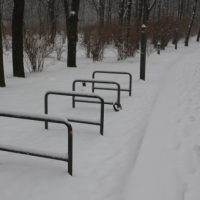 Kein Fahrrad im Schnee