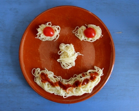 Das Spaghetti-Gesicht