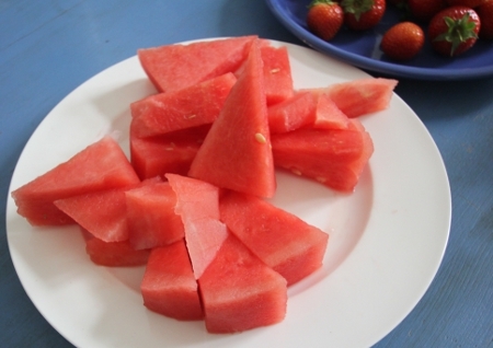 Wassermelonen zum Mittag